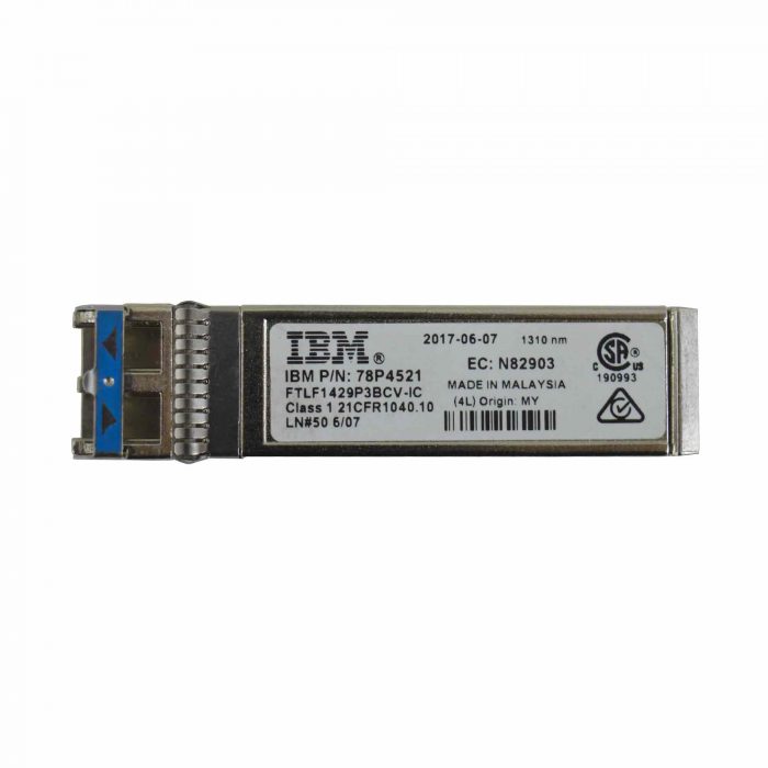 ماژول +SFP ذخیره ساز IBM 16Gbs 16GBase-LX LW 10km LC Connector